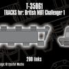 Quick Tracks 1/35 scale track upgrade British MBT Challenger 1