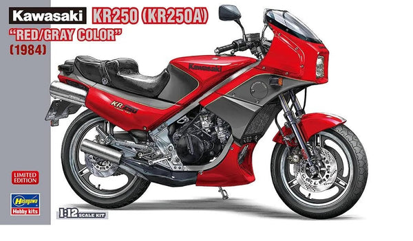 Hasegawa 1:12 Kawasaki KR250 Red/Grey Kit