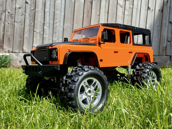 EE ROCK CRAWLER Orange 1:14 RC Land Rover Defender Rock Crawler
