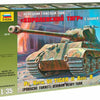 Zvezda 1/35 scale WW2 German KING TIGER PORSCHE TURRET model kit