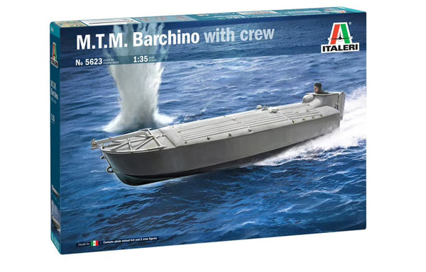 ITALERI 1/35 scale WW2 Italian M.T.M BARCHINO torpedo boat model kit