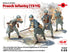 ICM 1/35 WW1 French Infantry (1916) (4 figures)
