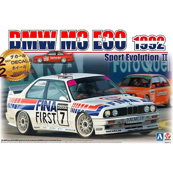 BEEMAX 1/24 CAR BMW M3 fina & Jagermeister (2in1) : 1992 DTM 24H Nurburgring