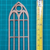 1/35 scale laser cut wooden Large Church windows (2 pcs)