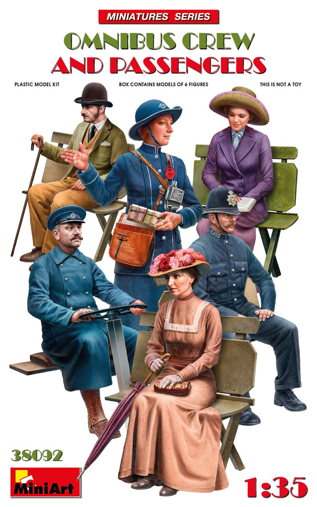 Miniart 1/35 WW1 OMNIBUS CREW AND PASSENGERS