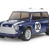 TAMIYA R/C KITS 1/10 scale R/C model assembly kit Mini Cooper Racing with Blue Painted Body (MB-01)