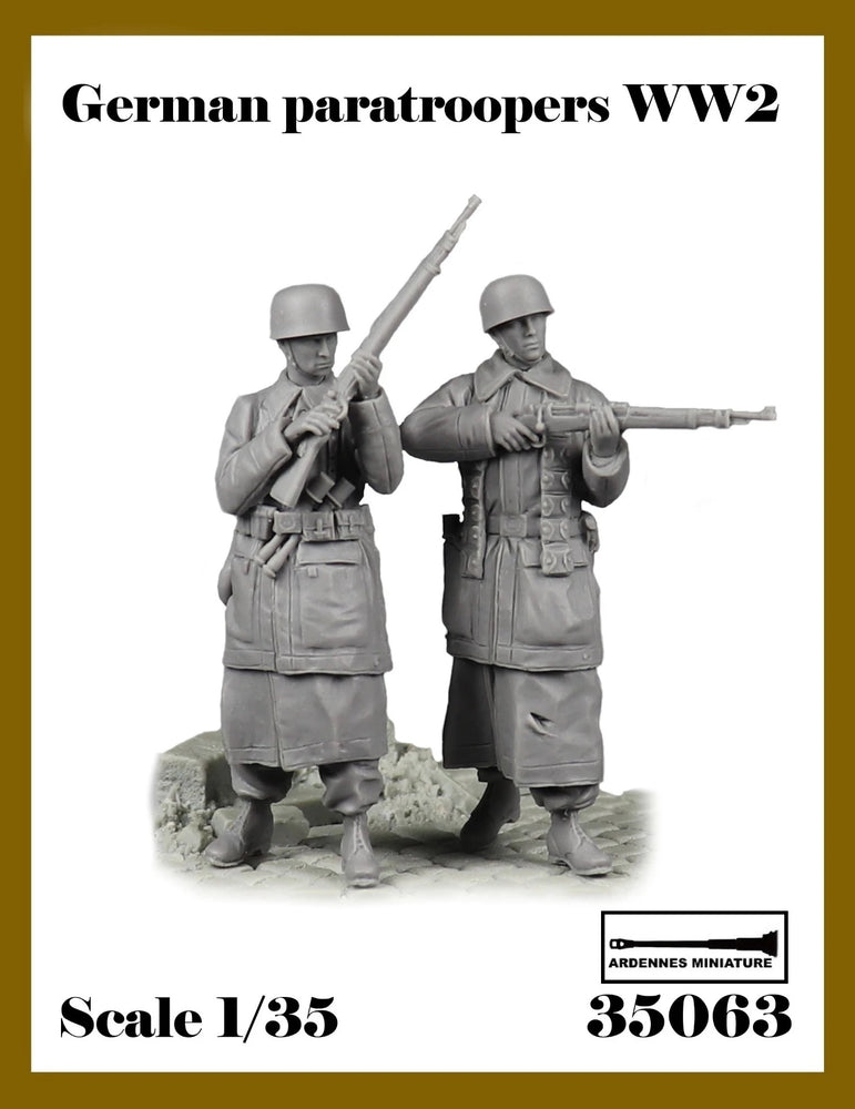 ARDENNES MINIATURE 1/35 WW2 German paratroopers WW2 set