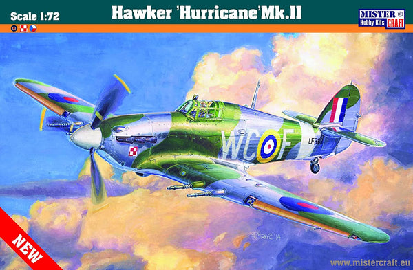 MisterCraft 1:72 WW2 RAF Hawker Hurricane Mk.IIc