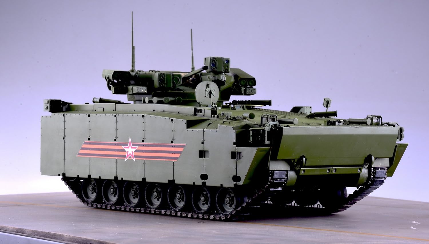 Panda Models 1/35 Scale Russian BMP Object695 Kurganet-25 Model Kit ...