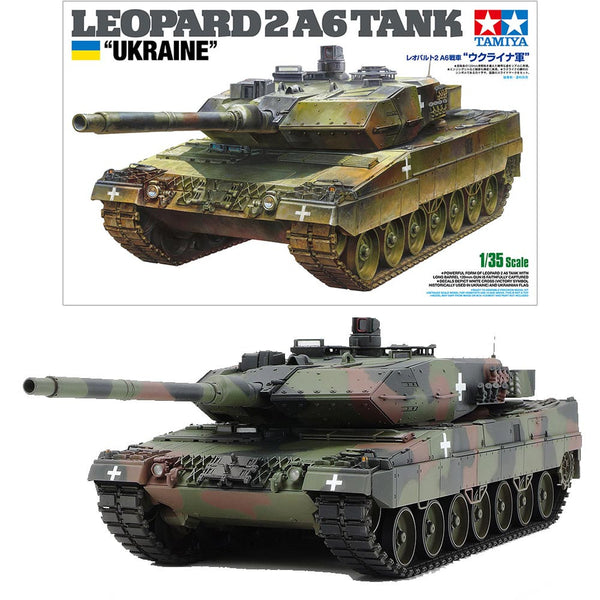 Tamiya Ltd Edition 1/35 scale Ukranian Leopard 2A6 MBT tank