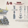 Border Models 1/350 scale WW2 IJN Japanese Heavy Cruiser Takao