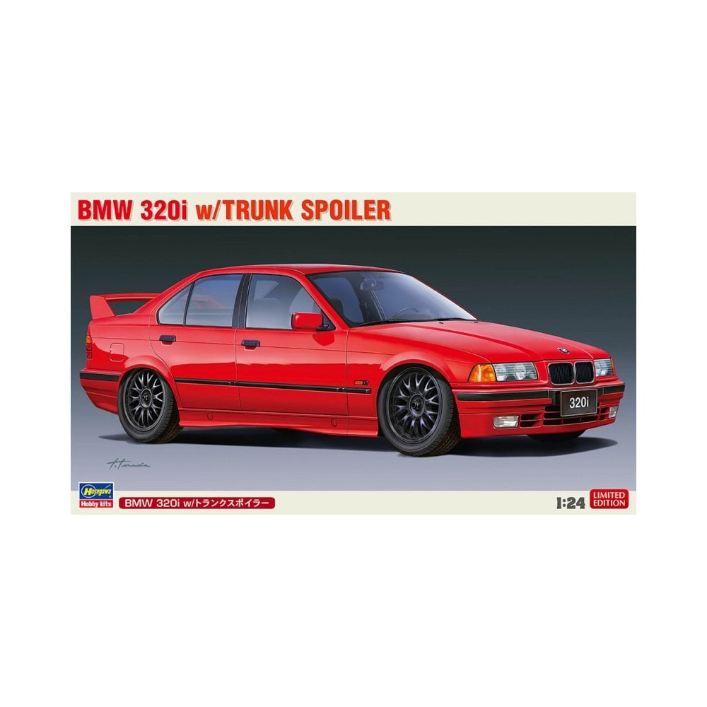 Spoiler Field Hasegawa 1:24 BMW 320i with Trunk Spoiler | Fields of Glory Models