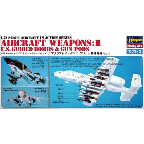 Hasegawa 1:72 U.S Aircraft Weapon Set 2