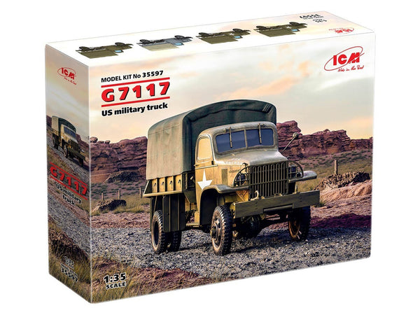 ICM 1/35 scale lorry G7117, U.S. Military Truck