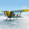 ICM 1/72 scale I-153 , WWII Finnish Air Force Fighter (winter version)