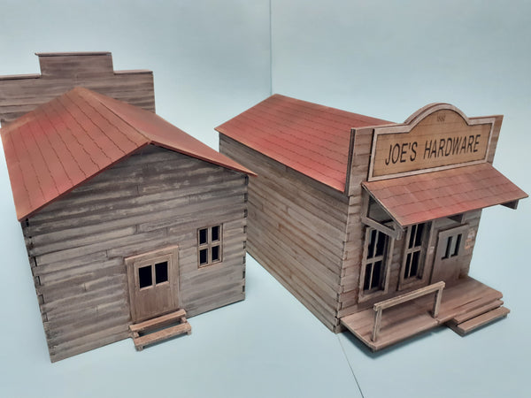 1/35 scale laser cut building Wild West Hardware Store