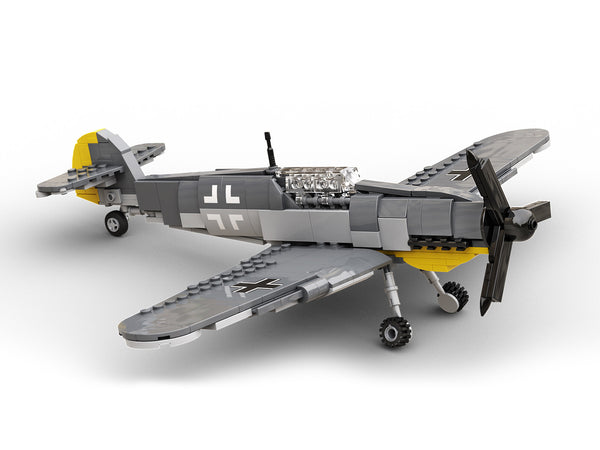 Build Army Brick building model WW2 GERMAN Messerschmitt Bf 109