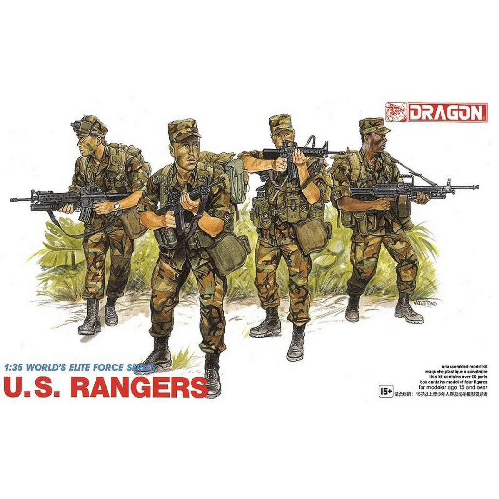 Dragon 1/35 scale U.S. Rangers figures Modern | Fields of Glory Models