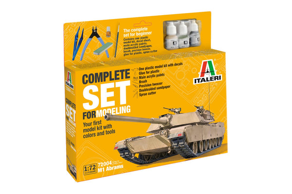 Italeri 1/72 M1 Abrams - Complete Set For Modeling