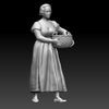 Homefront 1/35 scale 1940's era female civilian with basket
