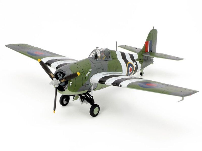 Tamiya 61126 1/48 Scale Model Aircraft Kit WW2 Grumman FM-1 Wildcat Ma ...