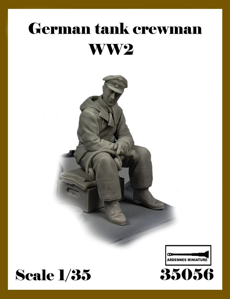 ARDENNES MINIATURE 1/35 German tank crewman WW2 #3