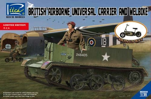 Riich 1/35 WW2 British Universal Carrier Mk.III & Welbike Mk.2