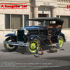 ICM CARS 1:24 Ford Model A Gangster Car