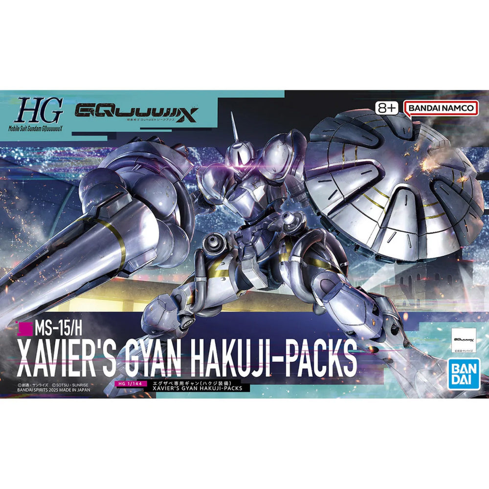 BANDAI HOBBY HG 1/144 Xavier's Gyan Hakuji-Packs