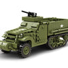 Build Army Brick building model WW2 USA M3A1 Half-Track APC