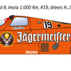 ITALERI 1/24 CARS Porsche 956 Jägermeister Racing Car