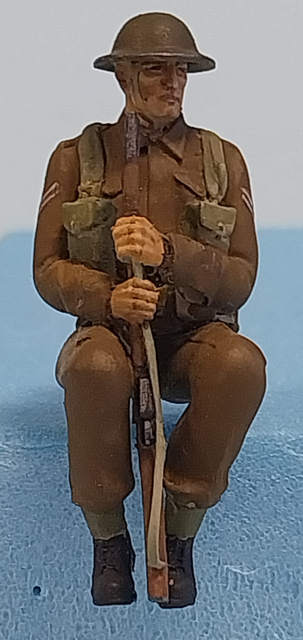 Homefront 1/35 scale WW2 British Infantry sitting #3