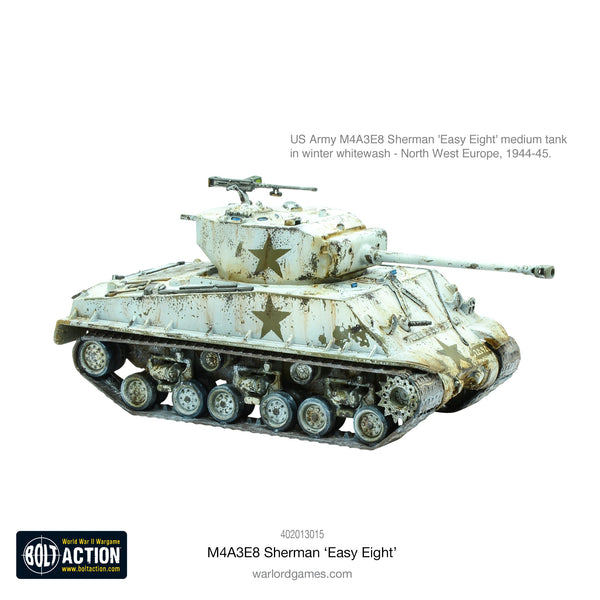 Warlord Games 28mm - Bolt Action WW2 US M4A3E8 Sherman Easy Eigh
