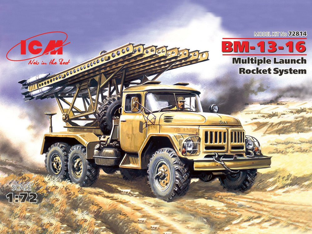ICM 1/72 Russian BM-13-16,  Multiple Launch Rocket System on ZiL-131 base