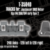 Quick Tracks 1/35 scale WW2 track upgrade Tracks for Jagdpanzer 38(t) Hetzer ; Kgs 64/350/104 early - type 2
