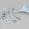 Kitty Hawk 1/48 Scale Su-27 Flanker-B aircraft Model Kit