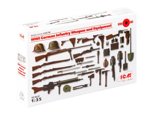 ICM 1/35 WW1 German Infantry Weapon and Equipment