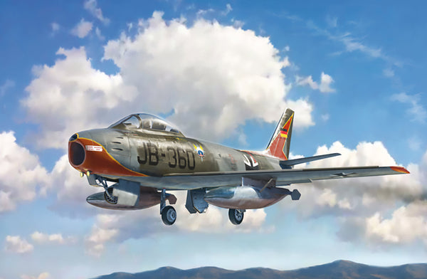 Italeri 1/48 scale F-86E Sabre plane aircraft model kit
