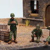 1/35 scale WW2 US GI's eating (4 Fig set)