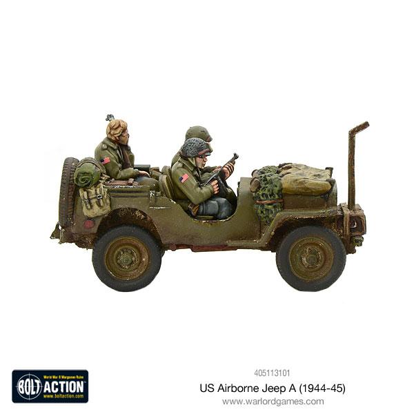 Warlord Games 28mm - Bolt Action WW2 US Airborne Jeep (1944-45)