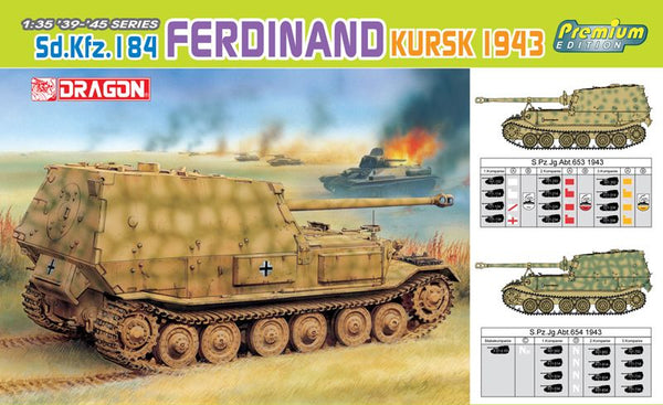 Dragon 1/35 WW2 German SD KFZ 184 Ferdinand Kursk