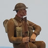 Homefront 1/35 scale WW2 British Infantry sitting #1