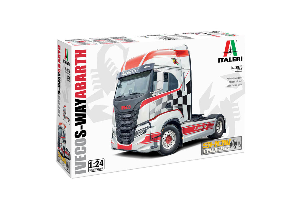ITALERI 1/24 TRUCK Iveco S-Way Abarth Truck lorry model kit