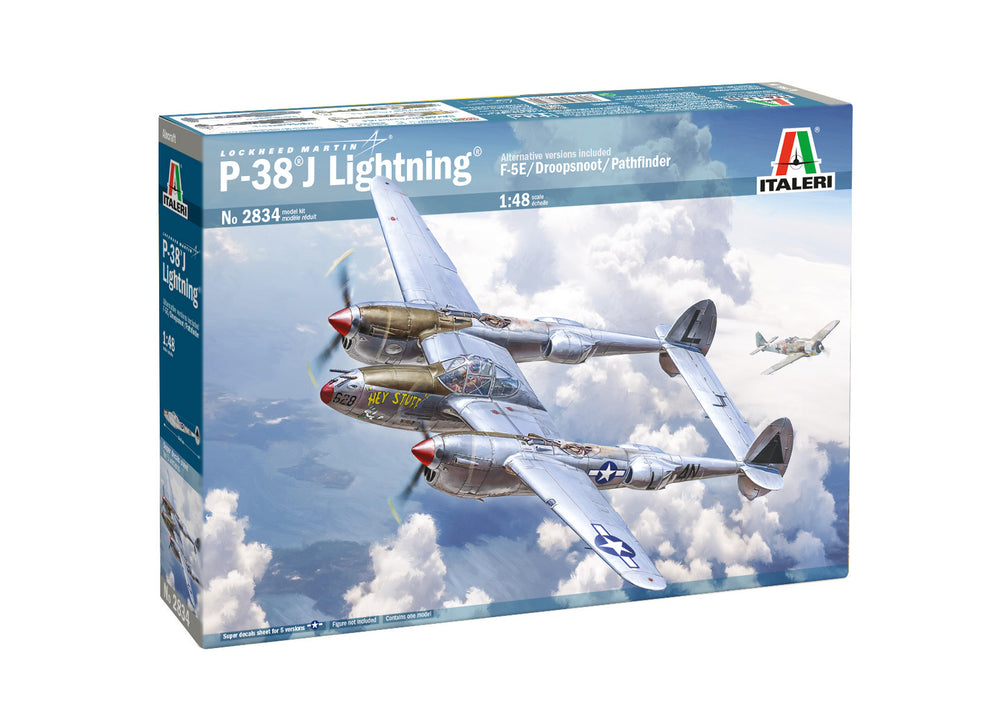 ITALERI 1/48 AIRCRAFT WW2 US P-38J E.T.O.