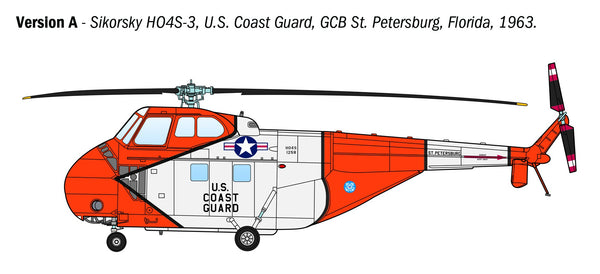 Italeri 1/72 Helicopter HAS22 / HO4S-3 / H-19 'Chickasaw'