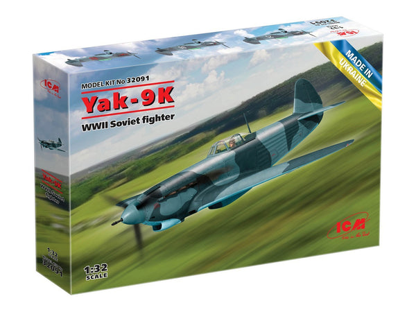 ICM 1/32 Yak-9K, WWII Soviet Fighter Plane