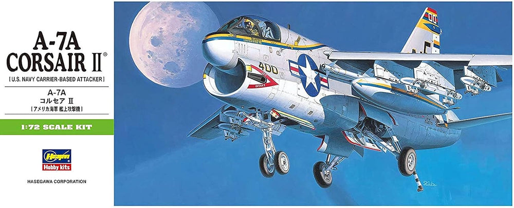 Hasegawa 1:72 scale USAAF A-7A Corsair II aircraft model kit