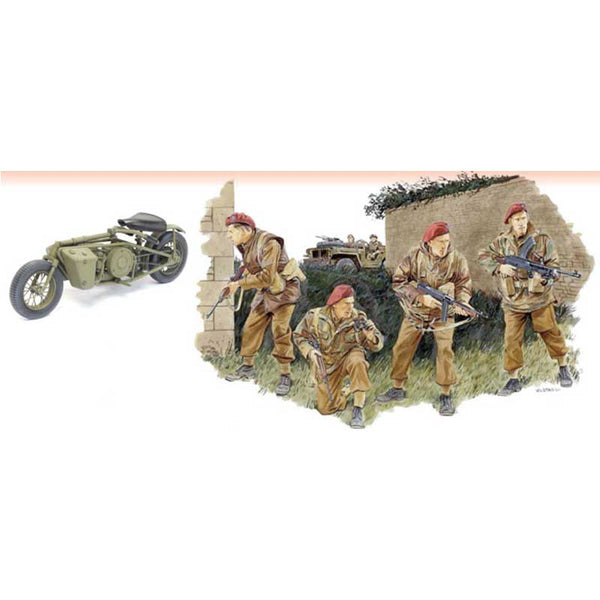 Dragon 2nd SAS REGIMENT w/WELBIKE AND DROP TUBE CONTAINER (FRANCE 1944) (PREMIUM EDITION)