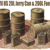 CLASSY HOBBY 1/16 US WW2 20L Jerry Can & 200L Fuel Drum set
