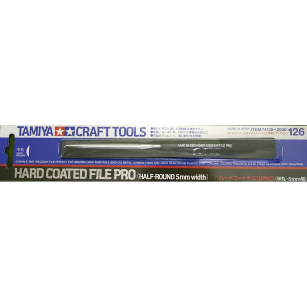 TAMIYA HARD COATED FILE PRO HALF ROUND 5MM 74126